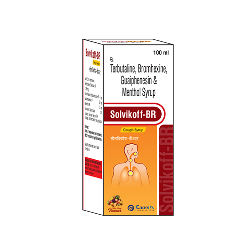 100Ml Terbutaline Bromhexine Guaiphenesin And Menthol Syrup - Drug Type: General Medicines