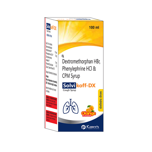 100ml Hydrobromide Phenylephrine HCL Cetirizine HCL And CPM Syrup