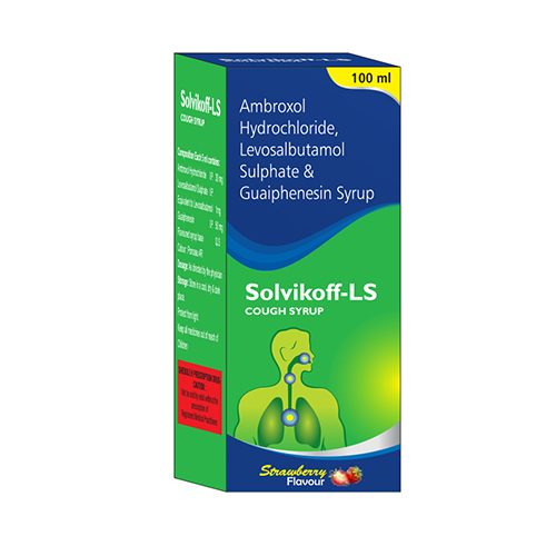 100Ml Ambroxol Hydrochloride Levosalbutamol Sulphate And Guaiphenesin Syrup - Drug Type: General Medicines