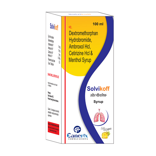 100Ml Hydrobromide Ambroxol Hcl Cetirizine Hcl And Menthol Syrup - Drug Type: General Medicines