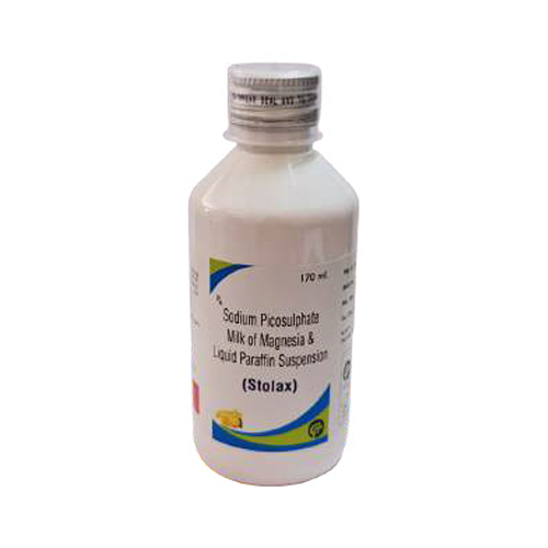 170Ml Sodium Picosulphate Milk Of Magnesia Liquid Paraffin Suspension - Drug Type: General Medicines