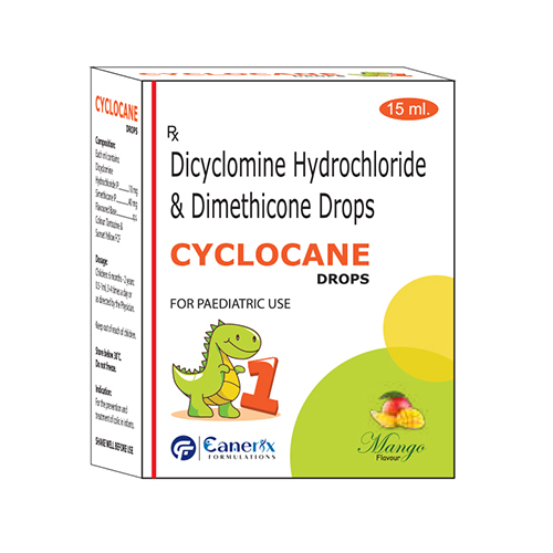 15Ml Dicyclomine Hydrochloride And Dimethicone Drops - Drug Type: General Medicines
