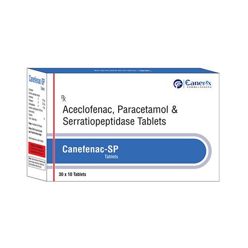Aceclofenac Paractamol And Serratiopeptidase Tablets