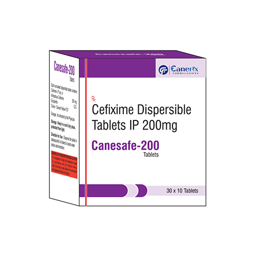 200mg Cefixime Dispersible Tablets IP