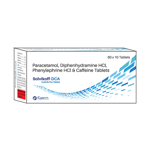 Paracetamol Diphenhydramine Hcl Phenylephrine Hcl And Caffeine Tablets - Drug Type: General Medicines