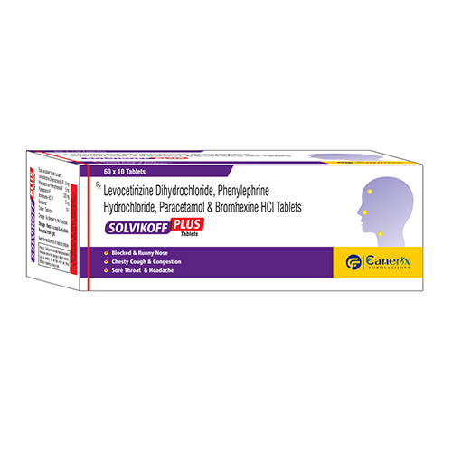 Levocetirizine Dihydrochloride Phenylephrine Hydrochloride Paracetamol And Bromhexine Hcl Tablets - Drug Type: General Medicines