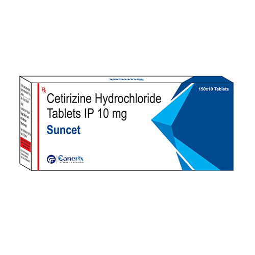 10Mg Cetirizine Hydrochloride Tablets Ip - Drug Type: General Medicines