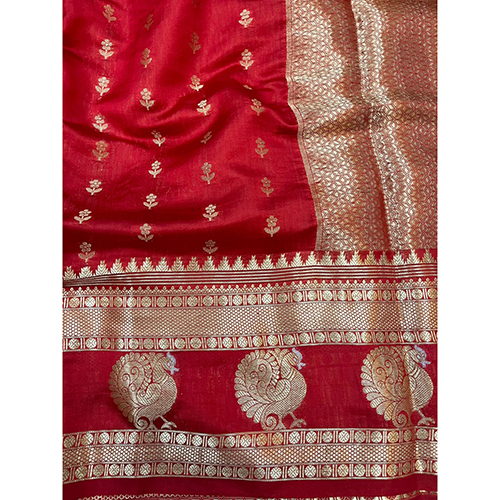 Trendy Zari Woven Pure Cotton Saree