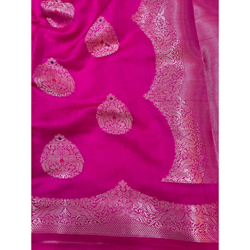 Designer Zari Woven Khaddi Saree - Color: Different Available