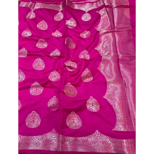 Designer Zari Woven Khaddi Saree - Color: Different Available