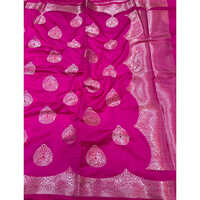Designer Zari Woven Khaddi Saree