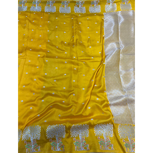 Printed Pure Dupyan Silk Saree
