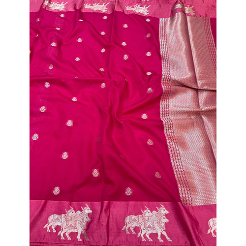 Banarasi Viscose Silk Bandhani Saree - Color: Different Available