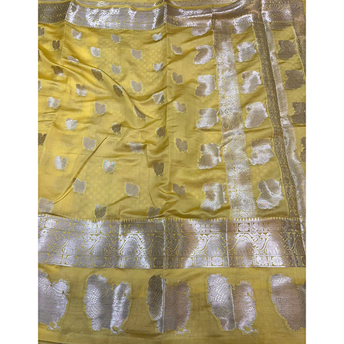 Designer Dupyan Silk Pattern Saree - Color: Different Available