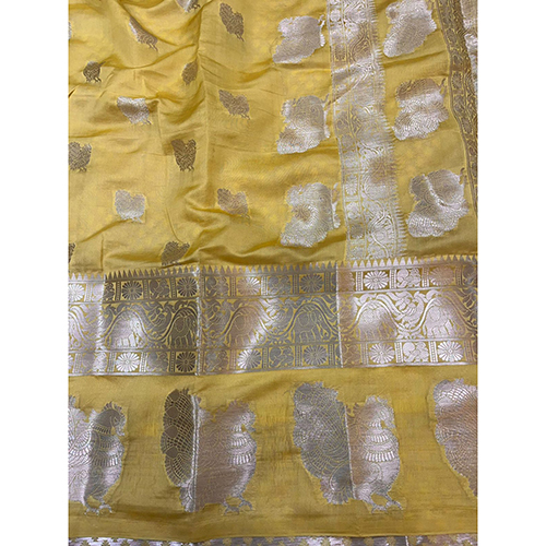 Designer Dupyan Silk Pattern Saree - Color: Different Available