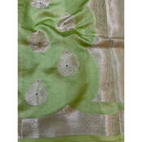 Ladies Chiffon Zari Woven Silk Saree