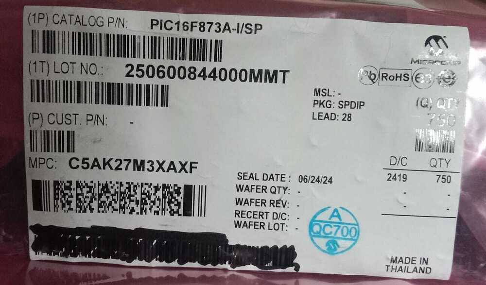 PIC16F873A-I/P MICROCHIP
