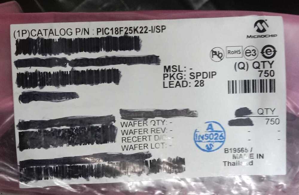 PIC18F25K22-I/SP MICROCHIP