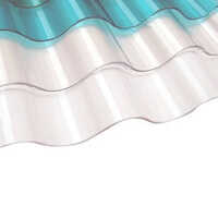 Corrugated Fiberglass Sheet - Color: White