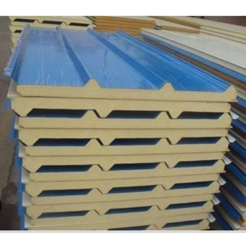 Puf Insulated Panel - Color: Blue
