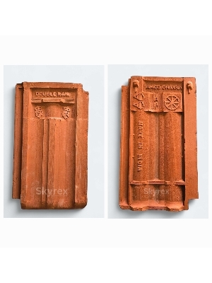 Singal Groove clay roof tiles