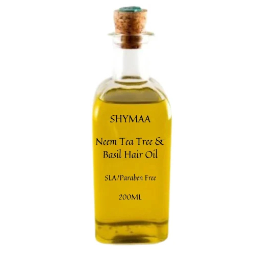 200ml Neem Tea Tree And Basil Hair Oil