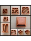Terracotta Clay Jali for Ventilation and Wall Decoration - Eco-Friendly & Durable