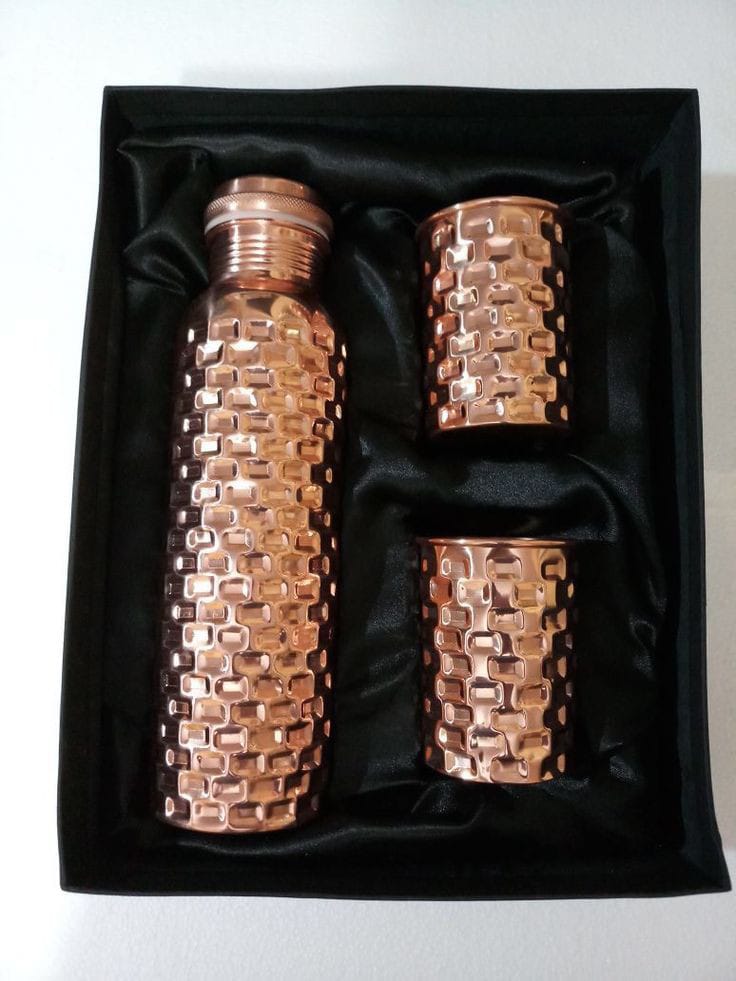 Copper Water Bottle By M/s A.f. Handicraft