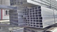 200 X 100 Mm Mild Steel Rectangular Pipe - Color: Silver