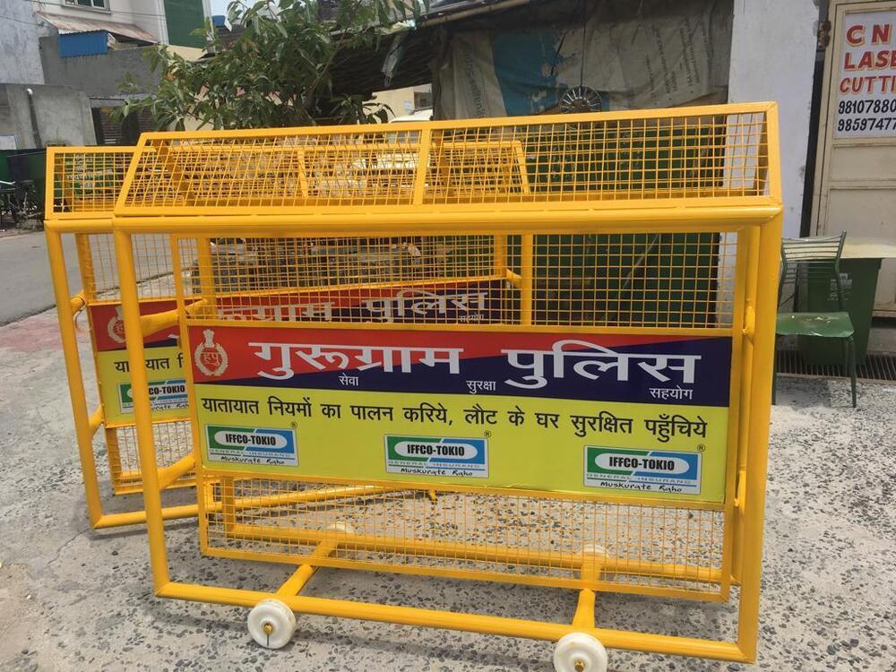 Traffic Barricade - Color: Yellow