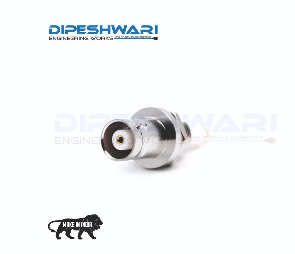 MHV FEMALE BUKLHEAD PANAL MOUNT CONNECTOR