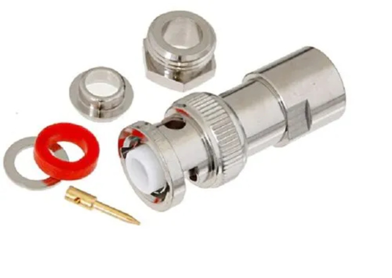 MHV Male Connector Clamp/Solder Type For RG59, RG62, RG71
