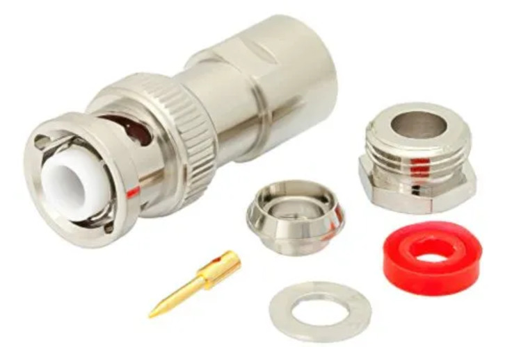 MHV Male Connector Clamp/Solder Type For RG58