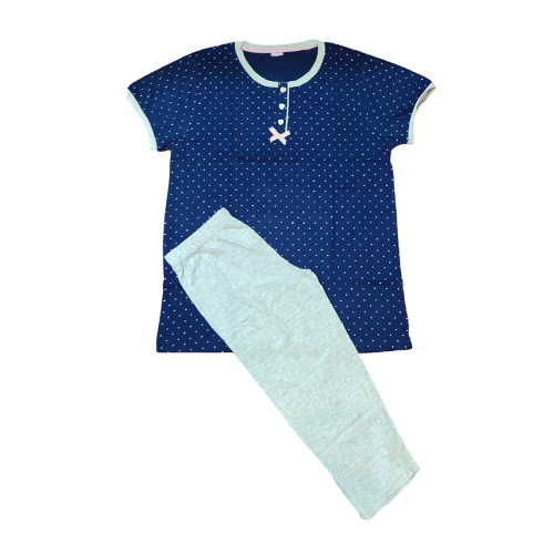 Ladies Tee And Shorts Night Set