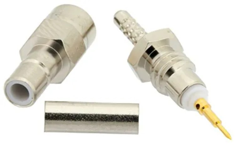 SMB Jack Connector Crimp/Solder Type for RG178, RG196