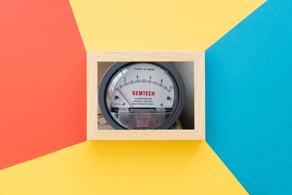 GEMTECH G2004 Differential Pressure Gauge 0-4 Inch