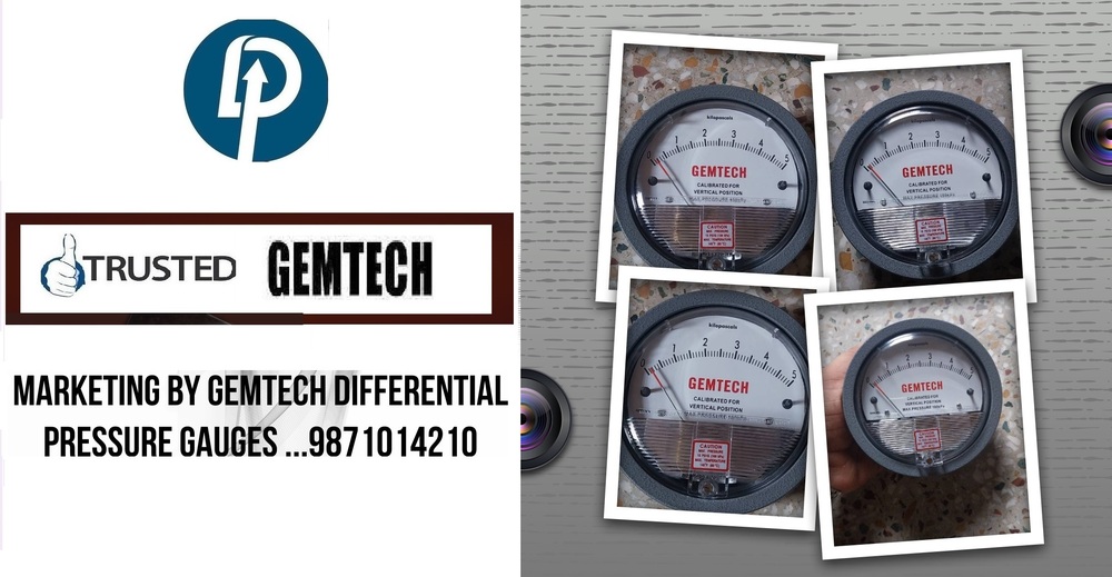 Popular Cities GEMTECH Differential Pressure Gauge Wholesalers for Bangalore