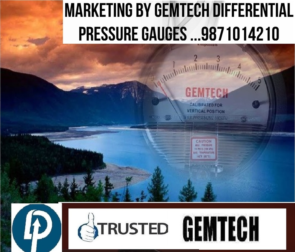 Popular Cities GEMTECH Differential Pressure Gauge Wholesalers for Bangalore