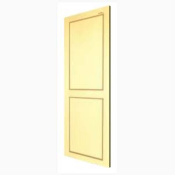 Solid Panel Pvc Door Plain - Color: Ivory