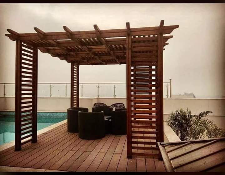Thermopine Wood Pergola