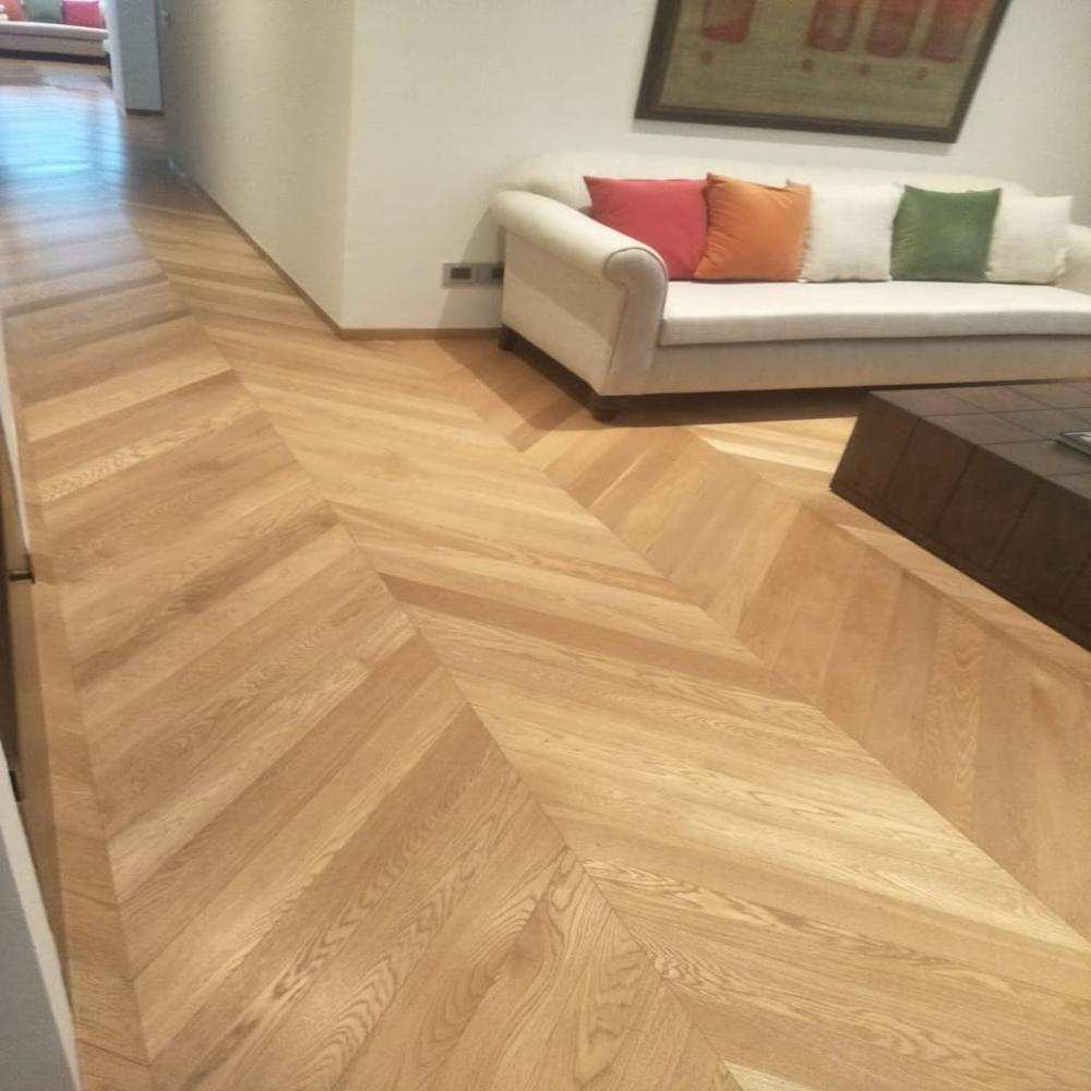 Laminate Flooring - Wood Composite, 1200-1380mm Length, 180-200mm Width, 8-12mm Thickness | Water Resistance, V-groove, Stain Resistance, Real Wood Embossing, Matt Finish, Superb Design