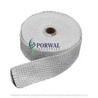 Ceramic Fiber Tape - Ceramic Material, 30 Meters Length, 40-60 Mm Width, 3 Mm Thickness, White Color, Single-sided Pressure-sensitive Adhesive