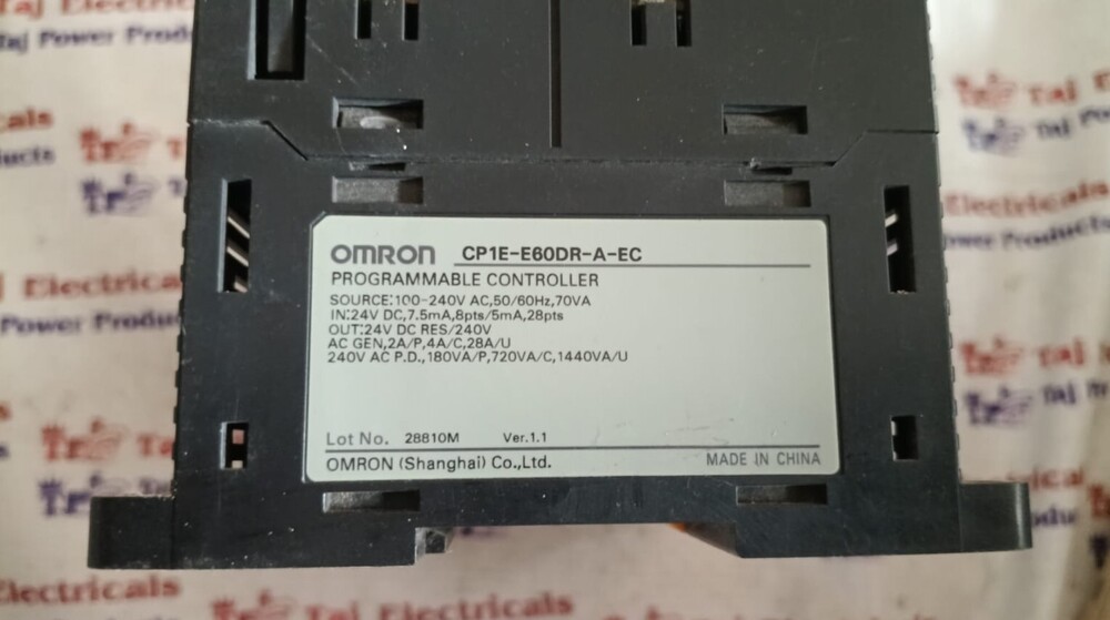 Omron Cp1e-e60dr-a-ec