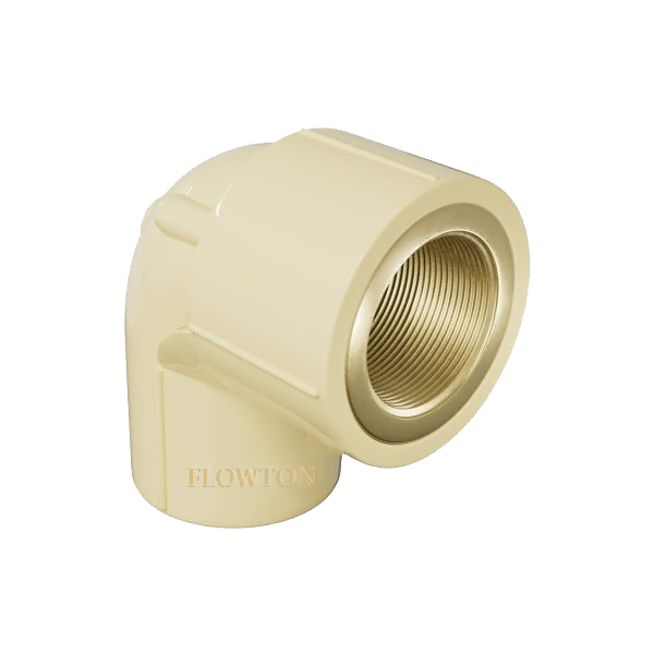 90 Degree Brass Insert Elbow - Cpvc & Brass, Reducing Shape, Aisi Certified, Hot Rolled, High Working Pressure, Standard Warranty