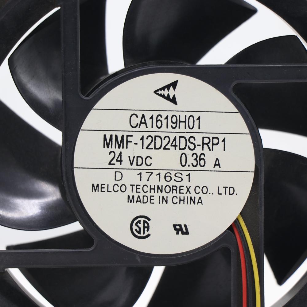 Mitsubishi A740 CA1619H01 MMF-12D24DS-RP1 24V DC 0.36A 120X120X38mm 12038 12cm Cabinet Converter Inverter Axial Cooling Fan