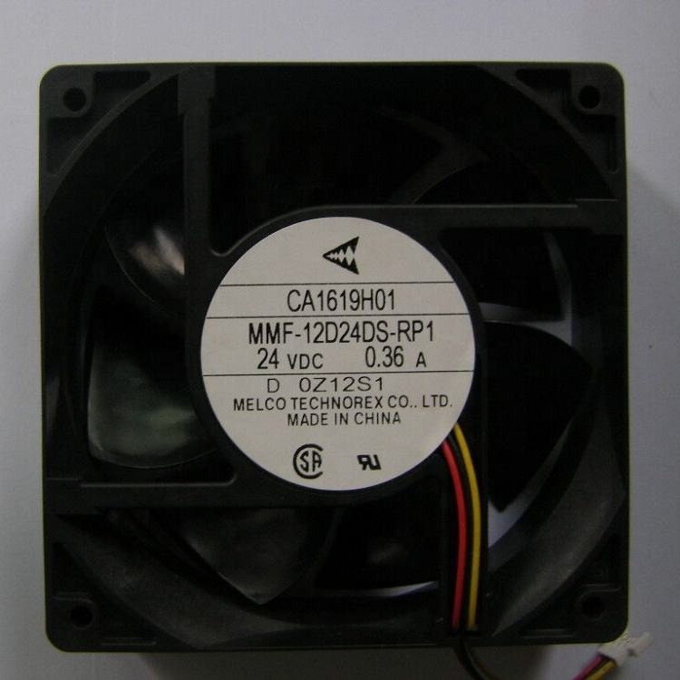 Mitsubishi A740 CA1619H01 MMF-12D24DS-RP1 24V DC 0.36A 120X120X38mm 12038 12cm Cabinet Converter Inverter Axial Cooling Fan