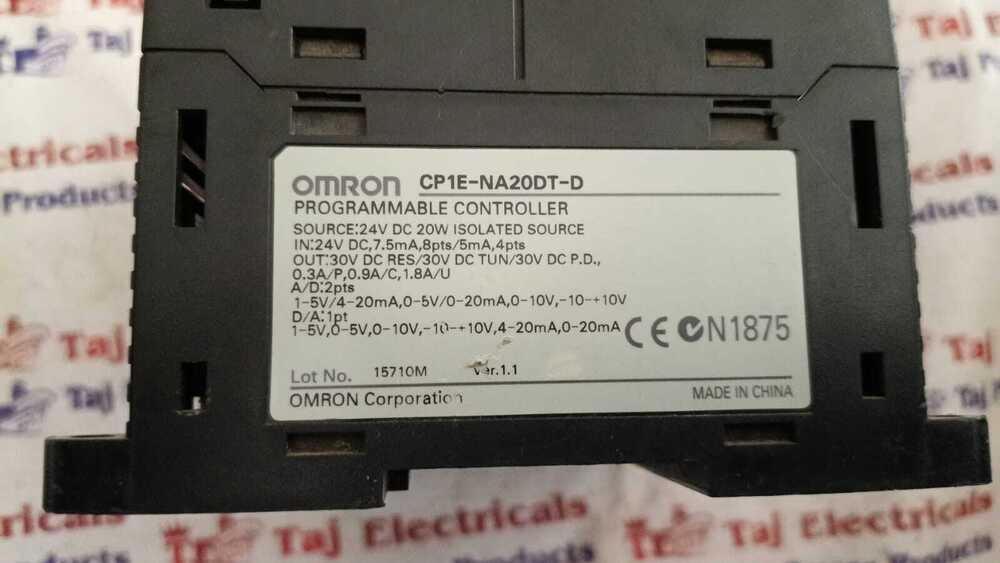 Omron Cp1e-na20dt-d