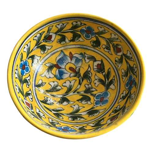 Blue Pottery Bowl - Coating Type: Ptfe-Free