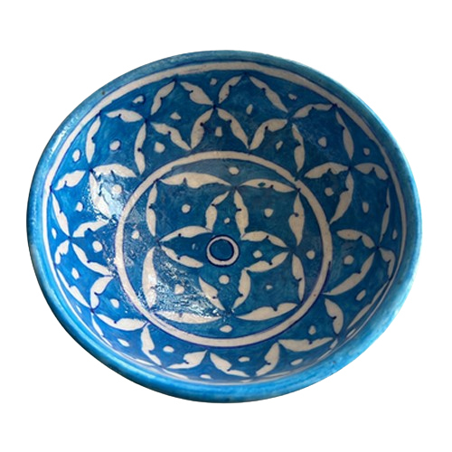 Blue Pottery Bowl