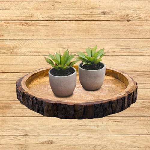 Wooden Serving Tray - Design Type: Modern